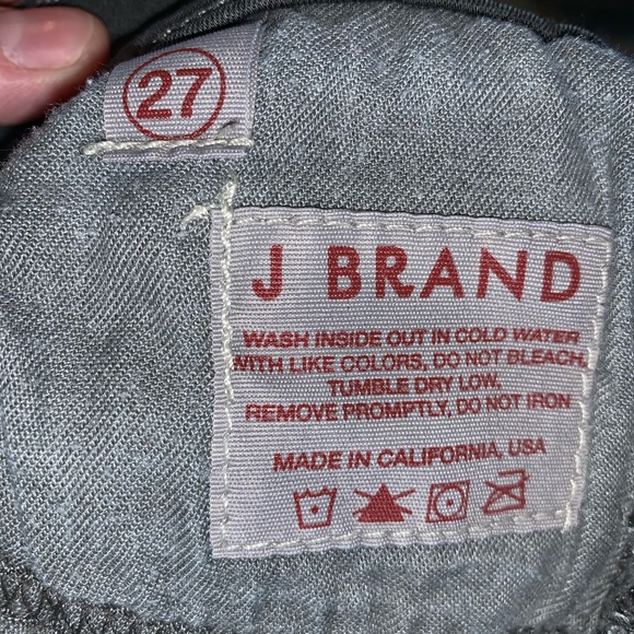 J Brand Dare Skinny Leg Dark Gray Size 27 - Picture 6 of 7